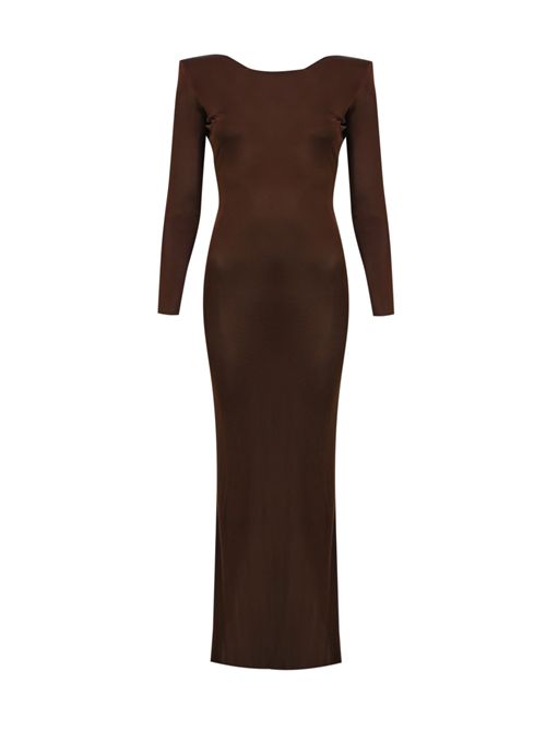 Abito Red Carpet in jersey di viscosa lucido Elisabetta Franchi | ABR1056E2EA3